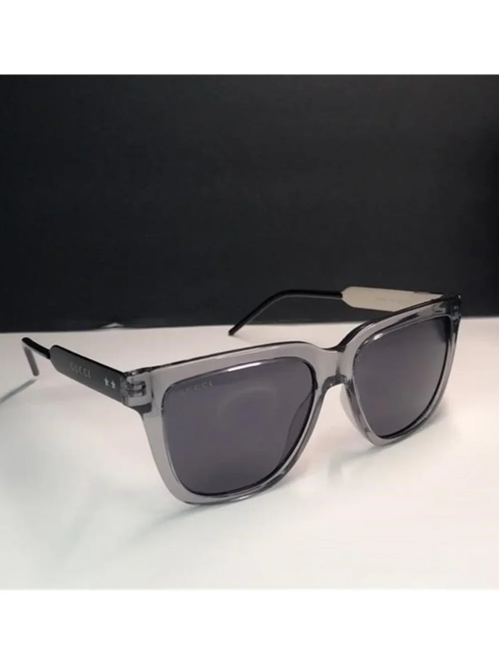 💯 Authentic - New GUCCI GG0976S 001 transparent